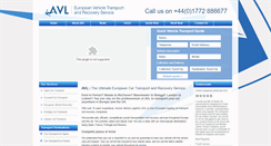 Desktop Screenshot of anchorvehiclelogistics.com
