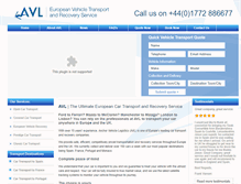 Tablet Screenshot of anchorvehiclelogistics.com